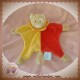 KIMBALOO DOUDOU CHAT PLAT ROUGE JAUNE SOS