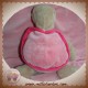 TCF SOS DOUDOU TORTUE BEIGE CARAPACE ROSE RAYE TOUT COMPTE FAIT