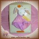 BABYNAT BABY NAT SOS DOUDOU LAPIN PLAT ROSE JAUNE MAUVE LES BONBONS