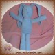 PETIT BATEAU DOUDOU LAPIN BLEU VELOURS SOS