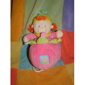 NICOTOY SOS DOUDOU POUPEE FILLE ROSE BOULE MAISON