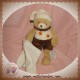 BABYNAT BABY NAT SOS DOUDOU OURS BEIGE MARRON ECRU MOUCHOIR