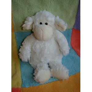 CMP SOS DOUDOU PELUCHE MOUTON AGNEAU BLANC ECRU