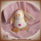 AJENA DOUDOU CHIEN HOCHET BEIGE ECRU COEUR NOUNOURS SOS