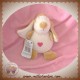 AJENA DOUDOU CHIEN HOCHET BEIGE ECRU COEUR NOUNOURS SOS