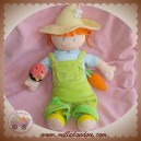 NATURE ET & DECOUVERTES DOUDOU ADRIEN LE JARDINIER POUPEE CHEVEUX SOS