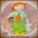 NATURE ET & DECOUVERTES SOS DOUDOU ADRIEN LE JARDINIER POUPEE CHEVEUX