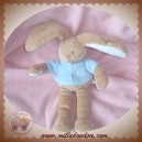 NOUKIE'S SOS DOUDOU LAPIN BEIGE HAUT BLEU GASPARD