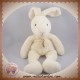 DOUDOU ET COMPAGNIE SOS LAPIN BLANC ECRU BILLES 