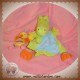 NICOTOY DOUDOU CROCODILE MARIONNETTE PLAT VERT BLEU