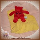 SUCRE D'ORGE DOUDOU OURS ROUGE AVEC MOUCHOIR