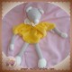 MRSA SOS DOUDOU PELUCHE SOURIS PLAT JAUNE TITOU