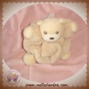 KALOO SOS DOUDOU  OURS PLUME BEIGE ACCROCHE TETINE 11 C