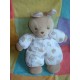 TARTINE ET CHOCOLAT SOS DOUDOU LAPIN BEIGE TISSU BLANC PRODUITS TOILETTE