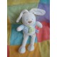 KIMBALOO SOS DOUDOU PELUCHE LAPIN BLANC HAUT BLEU