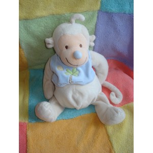 JOLLYBABY SOS DOUDOU SINGE PALMIER ECRU HOCHET