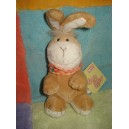 NICI SOS DOUDOU LAPIN MARRON BEIGE BLANC 9 