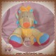 NATTOU SOS DOUDOU LION OASIS MUSICAL ORANGE BLEU ROSE