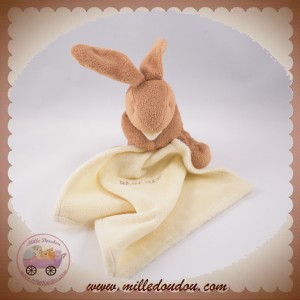 BABYNAT BABY NAT DOUDOU LAPIN MARRON AVEC MOUCHOIR