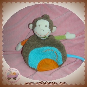 BABYSUN BABY SUN DOUDOU SINGE LITTLE MONKEY MARRON PLAT DENTITION