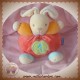 KALOO SOS DOUDOU LAPIN BOULE ROUGE ROSE 1 HOCHET