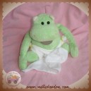 BABYNAT BABY NAT DOUDOU HIPPOPOTAME VERT COUCHE