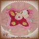 NATTOU SOS DOUDOU PAPILLON COCCINELLE PLATE ROSE VERT