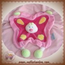 NATTOU SOS DOUDOU PAPILLON COCCINELLE PLATE ROSE VERT