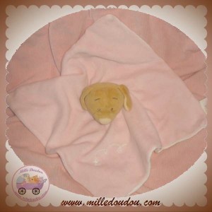 NOUKIE'S DOUDOU CHIEN EDGAR ROSE PLAT SOS