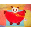 ORCHESTRA SOS DOUDOU PELUCHE PANDA PLAT ROUGE