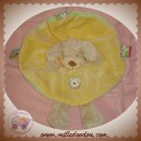 NICOTOY DOUDOU CHIEN BOUCLETTE BEIGE CORPS OVAL JAUNE SOS