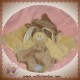 JOLLYBABY SOS DOUDOU LAPIN BLOUPI PLAT CARRE MARRON CHOCOLAT BLEU