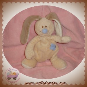 JOLLYBABY SOS DOUDOU LAPIN BLOUPI BEIGE PIECE BLEU 16 cm