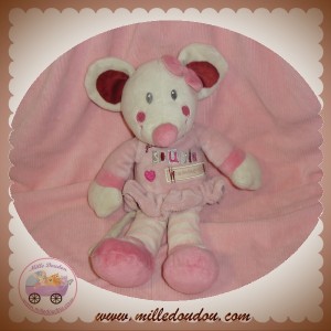 KIABI DOUDOU SOURIS ROBE ROSE JE SUIS COMME CA SOS