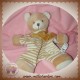 CMP SOS DOUDOU OURS PLAT RAYE BEIGE MARRON