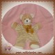 CMP SOS DOUDOU PELUCHE OURS PLAT RAYE BEIGE MARRON