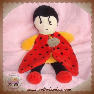 DOUDOU ET COMPAGNIE PELUCHE COCCINELLE COCCIDOUX PLAT AVEC JAMBE DOUDOU ET COMPAGNIE PELUCHE COCCINELLE COCCIDOUX PLAT AVEC JAMBE