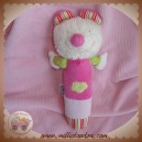 BABYSUN BABY SUN DOUDOU SOURIS ROSE FLEUR HOCHET