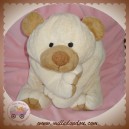 NICOTOY SOS DOUDOU OURS POLAIRE ECRU BY ANIMAL ALLEY 40 cm