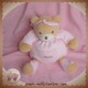 TAKINOU DOUDOU PELUCHE OURS PRINCESSE TAM TAM BOULE ROSE