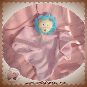 CANDICE SOS DOUDOU LION PLAT TRIANGLE BLEU ROSE