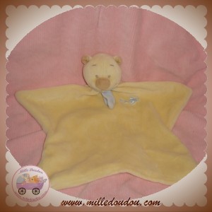 NOUKIE'S DOUDOU OURS BEN PLAT ETOILE BEIGE CLAIR ABEILLE