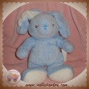 KIMBALOO SOS DOUDOU PELUCHE LAPIN BLEU BLANC