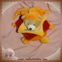 DOUDOU ET COMPAGNIE SOS OURS BEIGE BOULE ORANGE PANTIN 