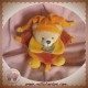 DOUDOU ET COMPAGNIE SOS OURS BEIGE BOULE ORANGE PANTIN 