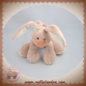 NATTOU SOS DOUDOU CHIEN LAPIN JADE BEIGE HOCHET