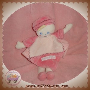 SUCRE D'ORGE SOS DOUDOU POUPEE FILLE ROBE ROSE