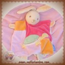 KALOO DOUDOU LAPIN CREME MARIONNETTE ROSE TORTUE SOS 