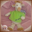 ANNA CLUB PLUSH SOS DOUDOU GIRAFE SAM BLANCHE SWEAT PULL VERT