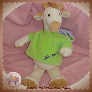 ANNA CLUB PLUSH SOS DOUDOU GIRAFE SAM BLANCHE SWEAT PULL VERT